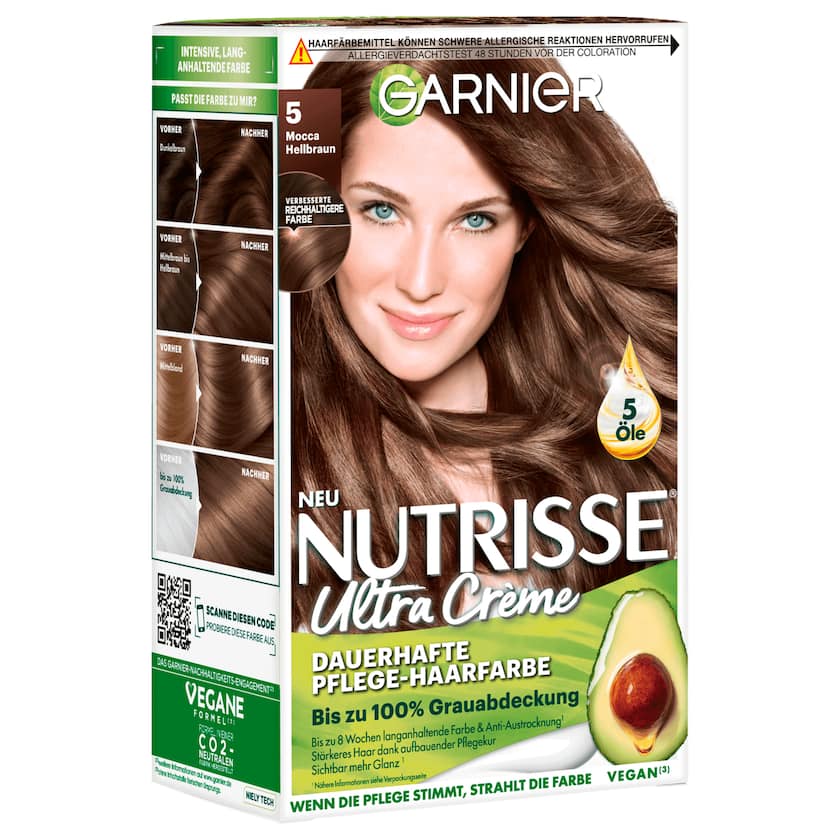 Garnier Nutrisse Ultra Crème 5 Mocca Hellbraun