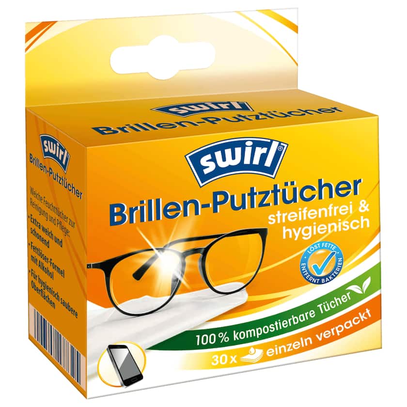 Swirl Brillen-Putztücher 30 Stück
