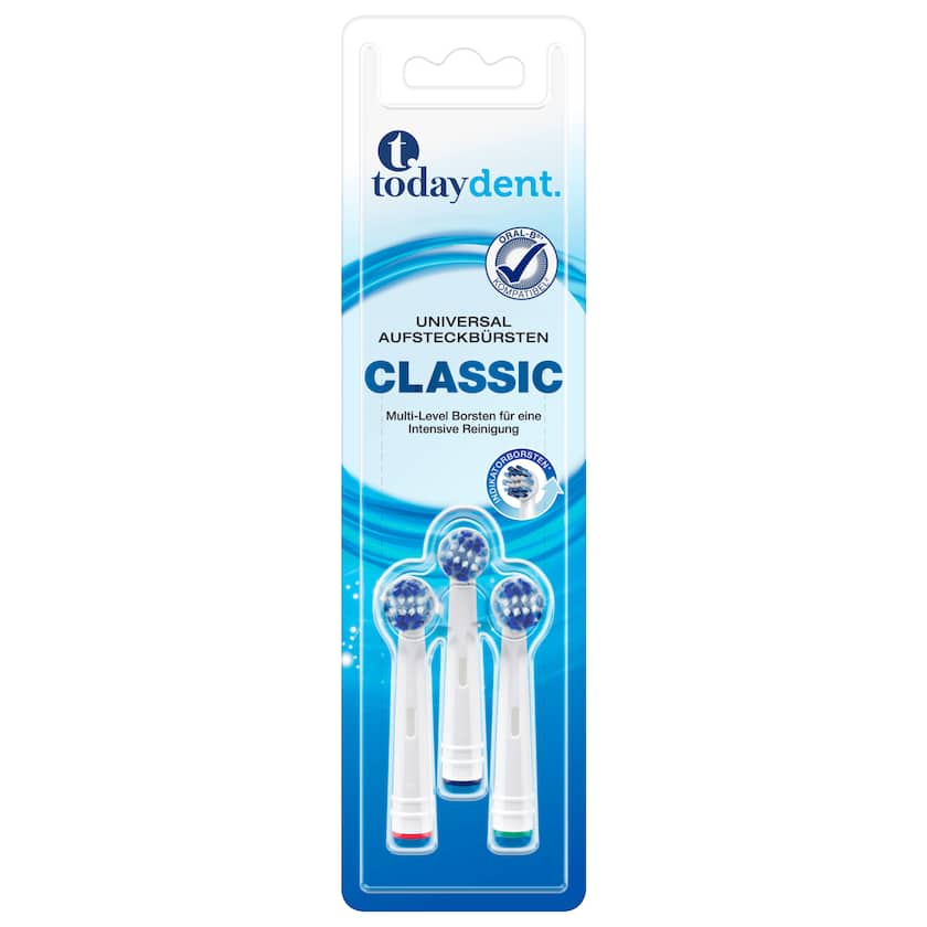 Today Dent Ersatz-Bürstenköpfe 3 Stück