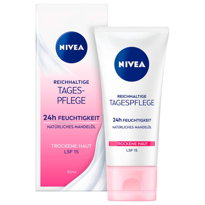NIVEA Reichhaltige Tagespflege für trockene und sensible Haut 50ml