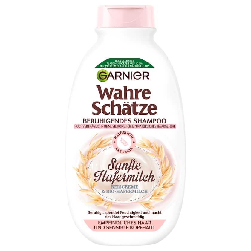 Garnier Wahre Schätze Beruhigendes Shampoo Sanfte Hafermilch 250ml