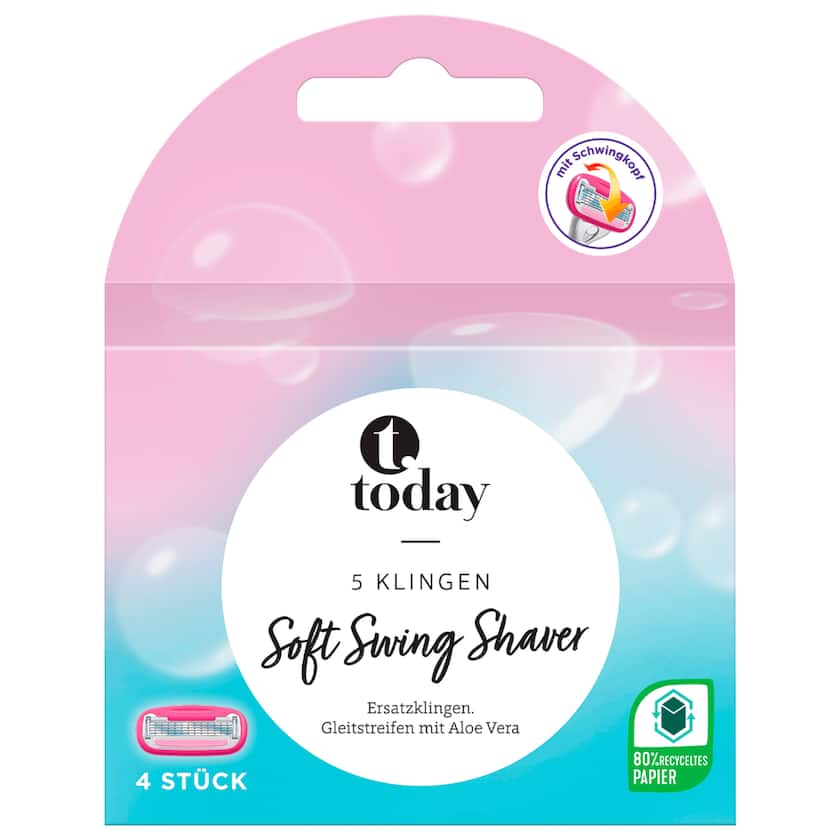 Today 5 Klingen Damen 3+1 Stück