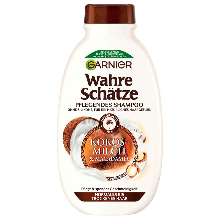 Garnier Wahre Schätze Pflege-Shampoo Kokosmilch & Macadamia 250ml