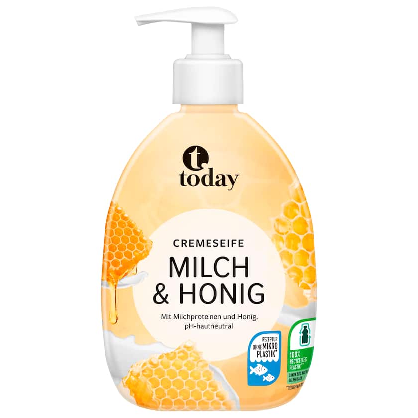 Today Cremeseife Milch & Honig 500ml