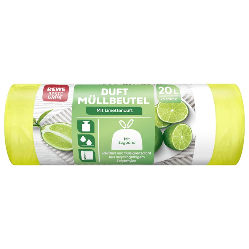 Duftmüllbeutel 20l Zugbeutel 25 Stück