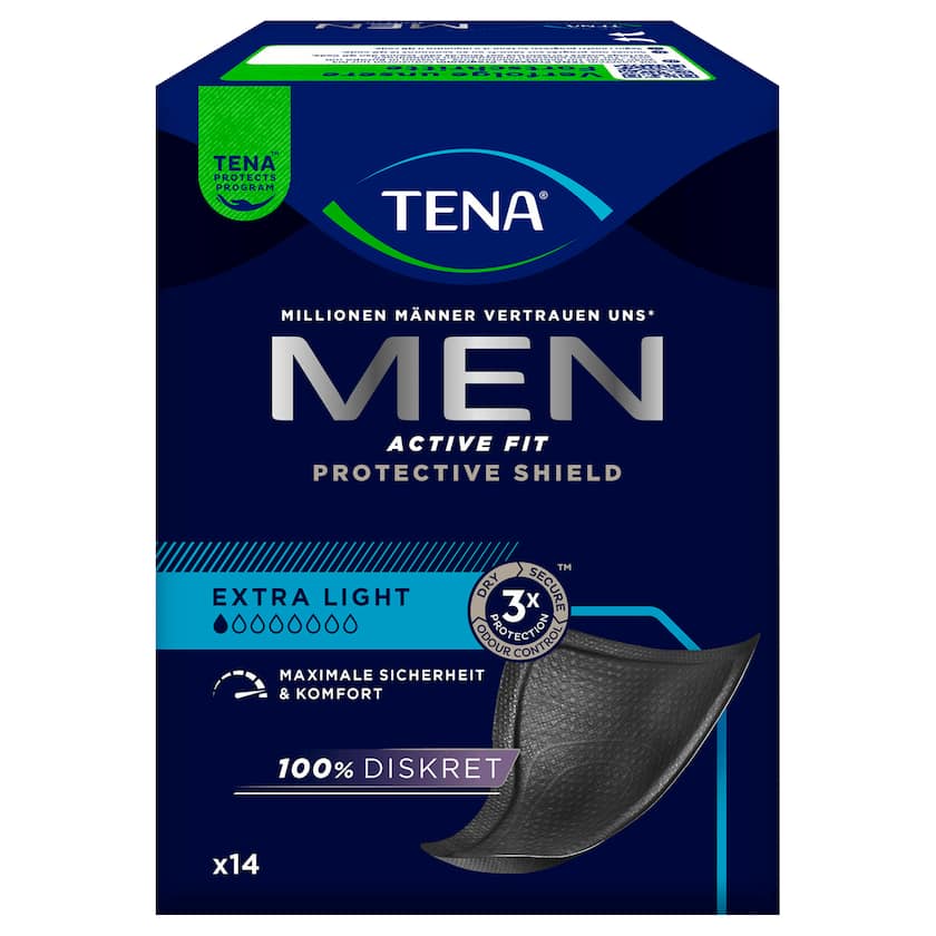 Tena Men Einlagen Active Fit Extra Light 14 Stück