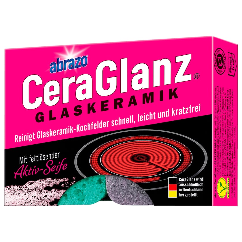 abrazo CeraGlanz Glaskeramik 2 Stück