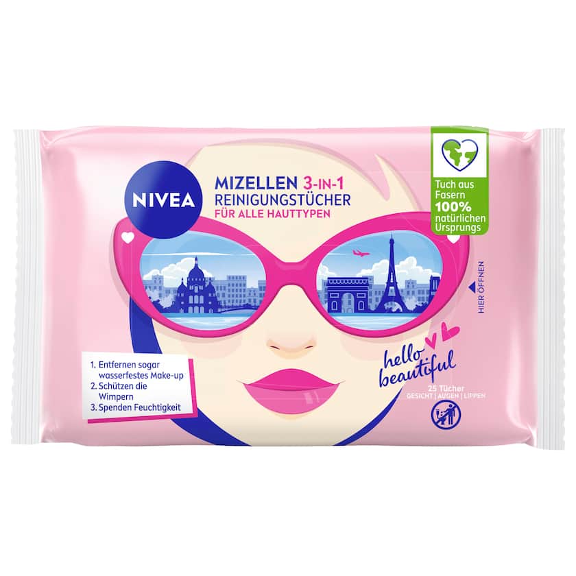 NIVEA Mizellen Reinigungstücher 3in1 25 Stück