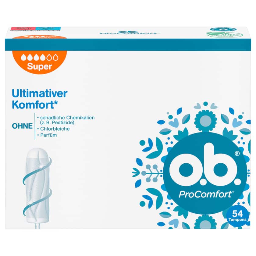 o.b. Tampons ProComfort Super 54 Stück
