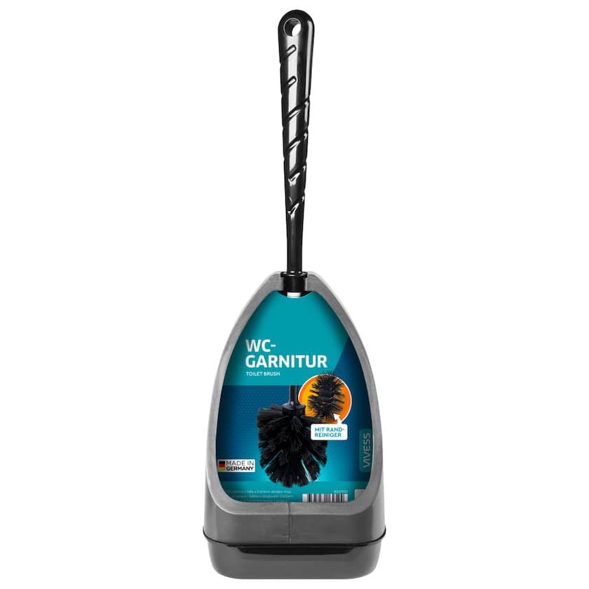 مجموعة فرشاة المرحاض مع منظف الحافة من فيفس، قطعة واحدة