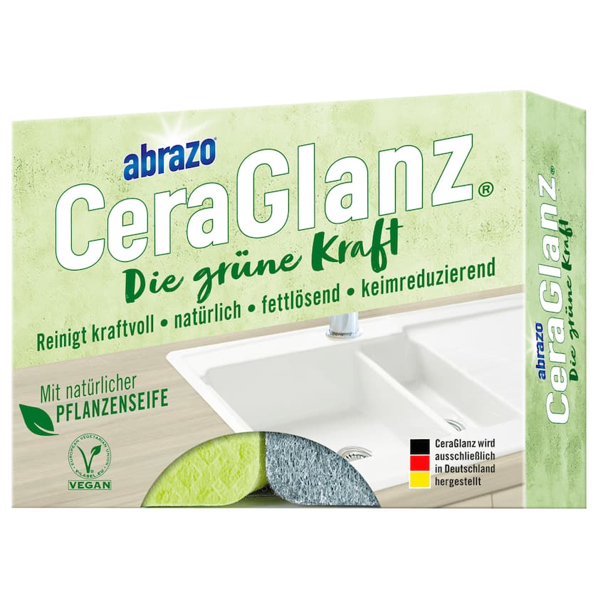 abrazo CeraGlanz die Grüne Kraft 2 Stück