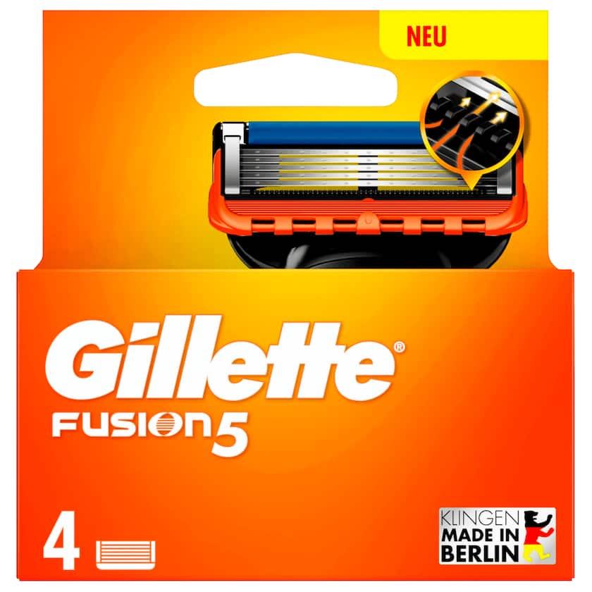 Gillette Klingen Fusion5 4 Stück