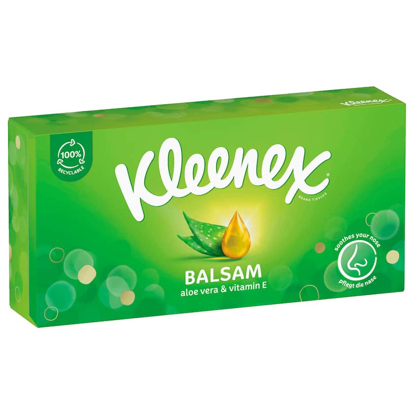 Kleenex Taschentücher Balsam Box 56 Stück