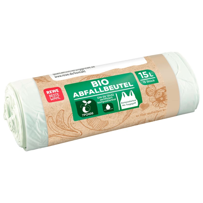Bio Abfallbeutel 15l 15 Stück