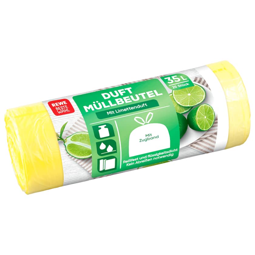 Duft Müllbeutel Limette 35l 25 Stück