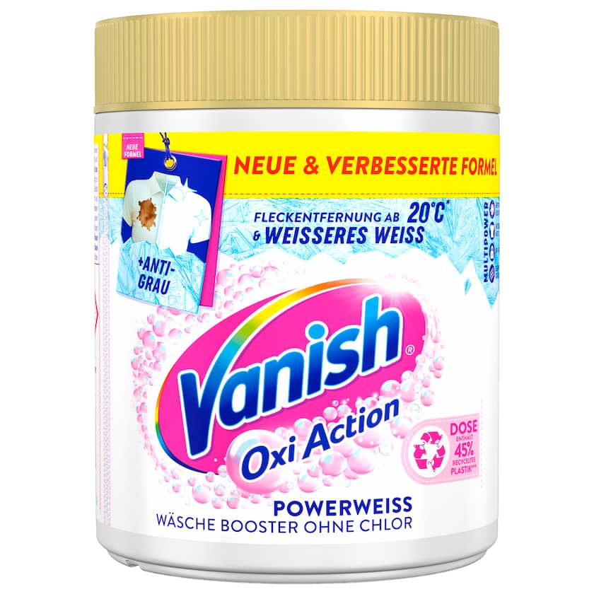 Vanish Oxi Action Powerweiss Fleckenentferner Pulver 550g
