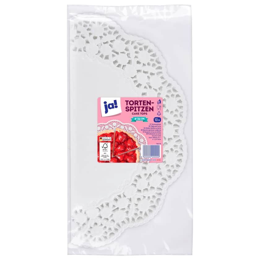 ja! Tortenspitzen rund 10 Stück
