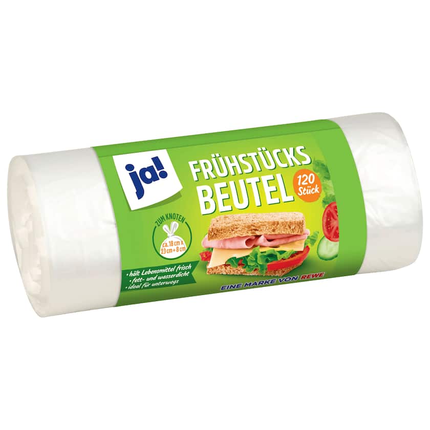 ja! Frühstücksbeutel 120 Stück