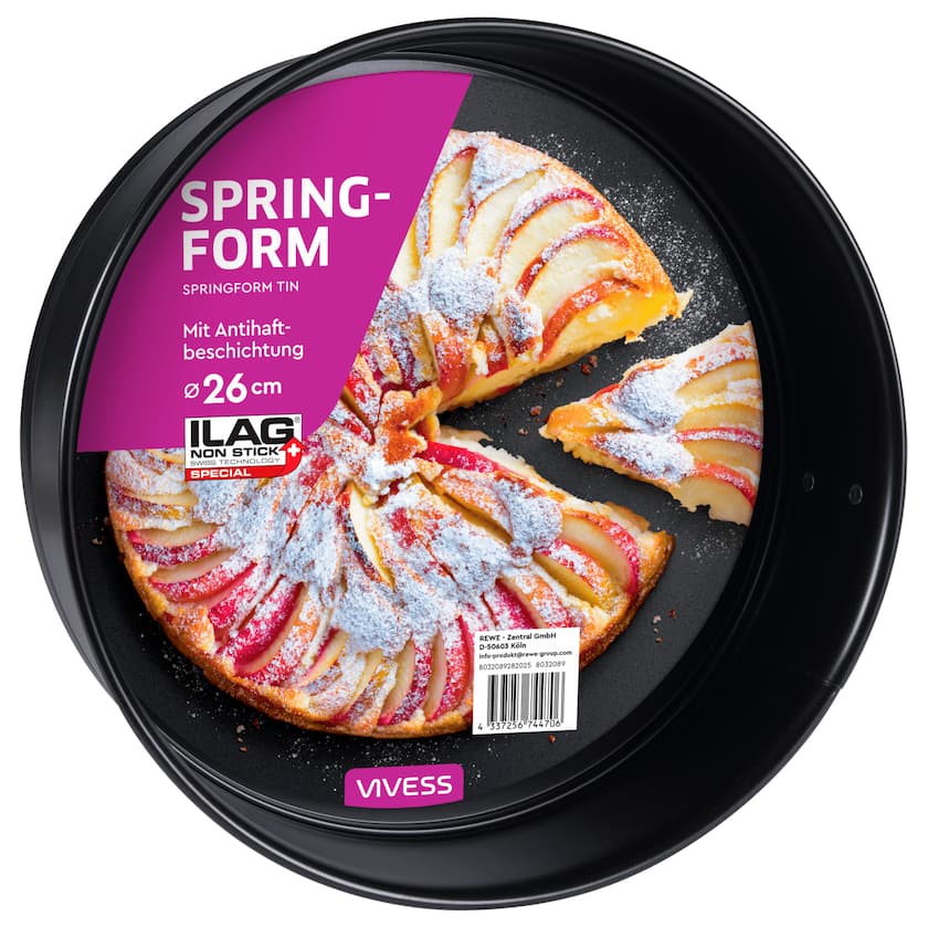 قالب كيك فيفيس، قطعة واحدة