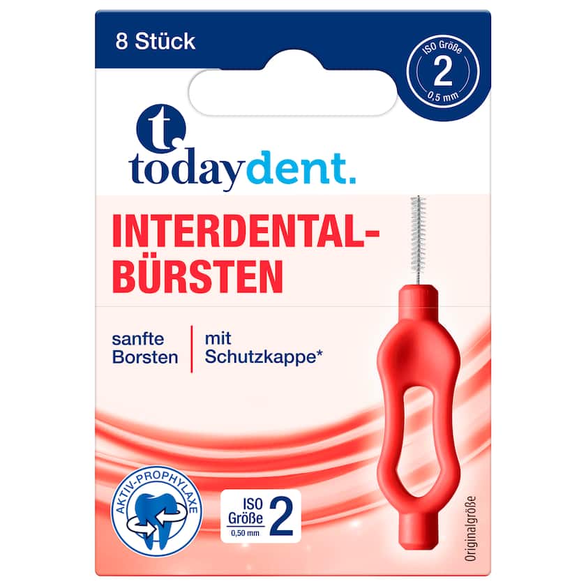 Today dent Interdentalbürsten ISO Gr.2 8 Stück