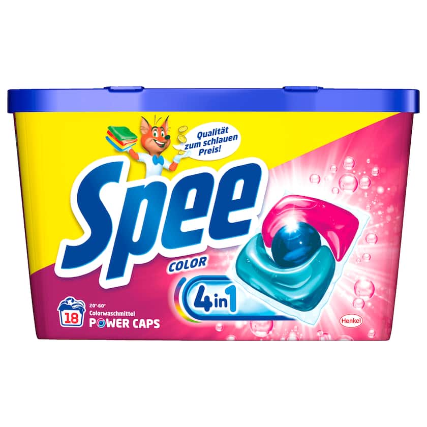 Spee Colorwaschmittel Power Caps 216g 18WL