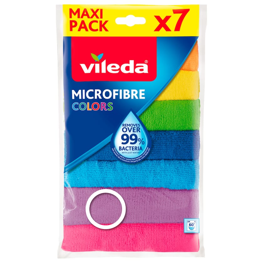 Vileda Allzwecktuch Microfaser Colors 7 Stück