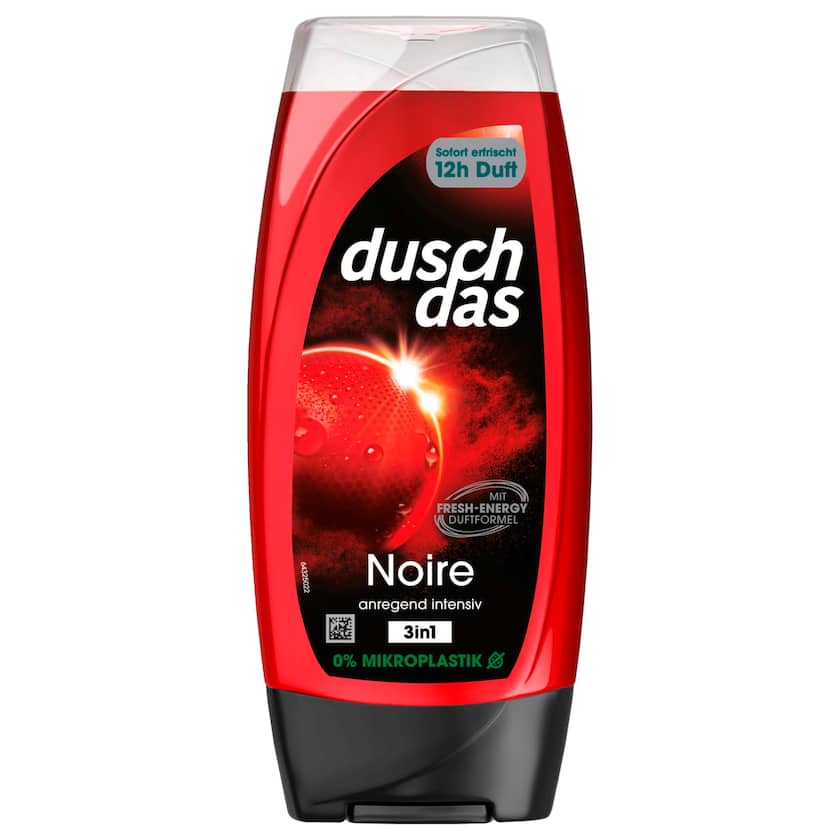 Duschdas 3-in-1 Duschgel & Shampoo Noire 225ml