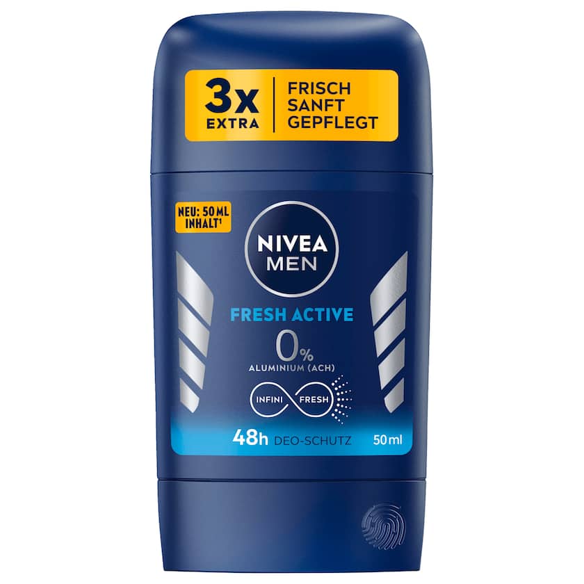 NIVEA Men Deo-Stick Fresh Active ohne Aluminium 40ml