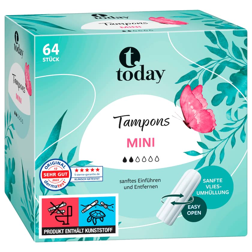Today Tampons Mini Comfort 64 Stück