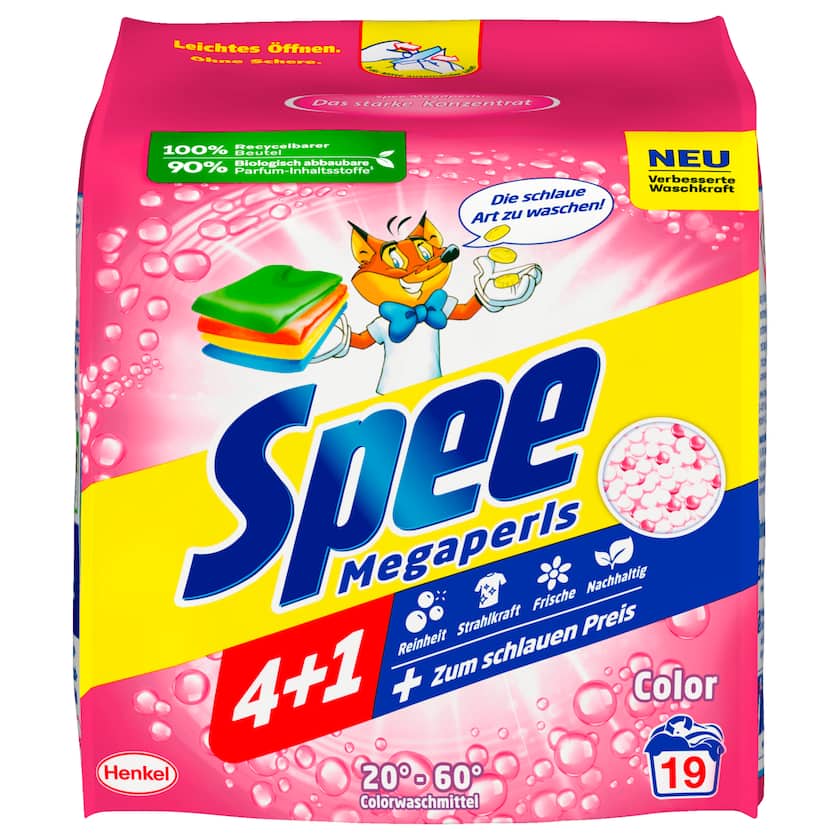 Spee Colorwaschmittel Megaperls 1,14kg 19WL
