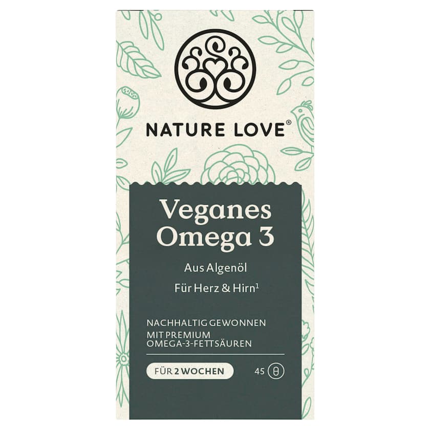 Nature Love Veganes Omega 3 vegan 45 Kapseln