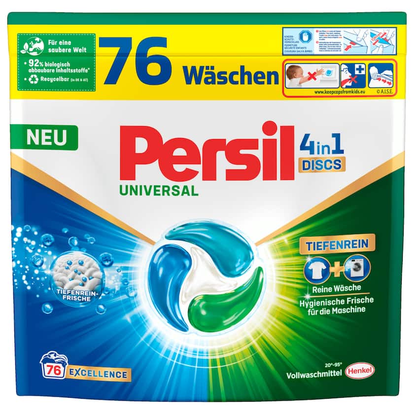 Persil Vollwaschmittel Universal 4in1-Discs 1,29kg 76WL