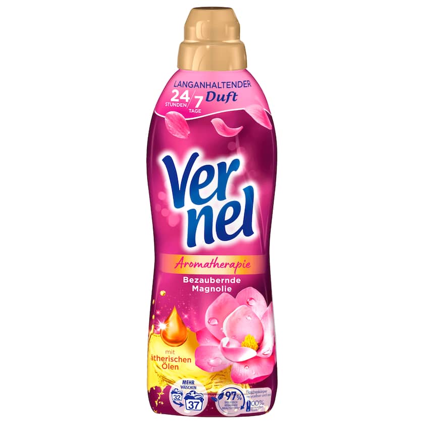 Vernel Weichspüler Aromatherapie Bezaubernde Magnolie 814ml 37WL