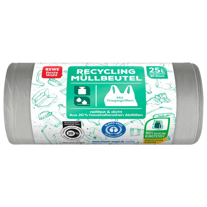 Recycling Müllbeutel 25l 30 Stück