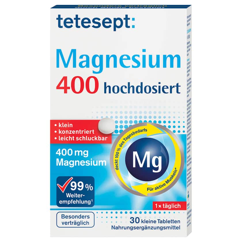 tetesept Magnesium 400 30 Stück