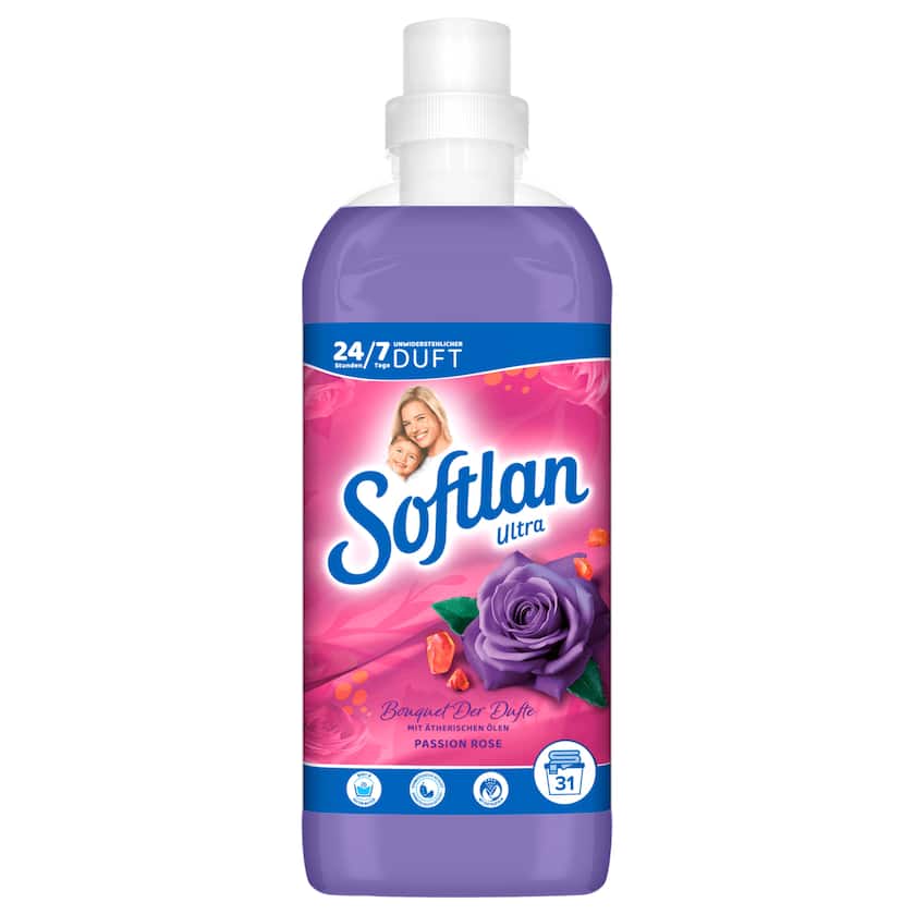 Softlan Ultra Weichspüler Bouquet Passion Rose 650ml 32WL