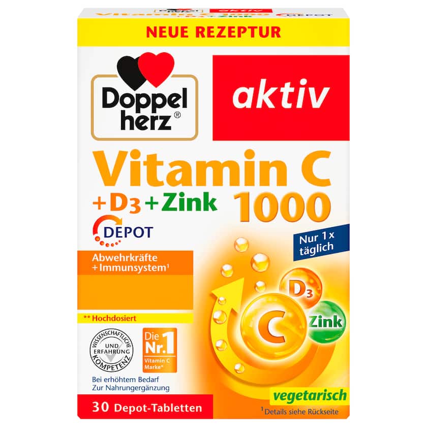 Doppelherz Vitamin C 1000 30 Stück