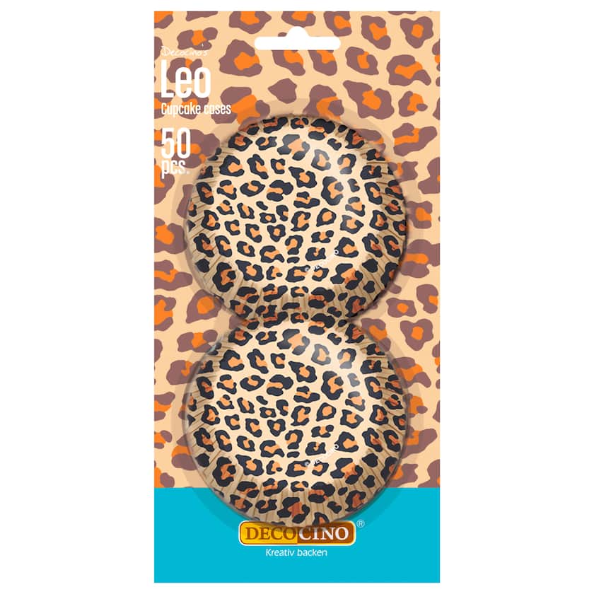 Muffinförmchen Leopard 50 Stück