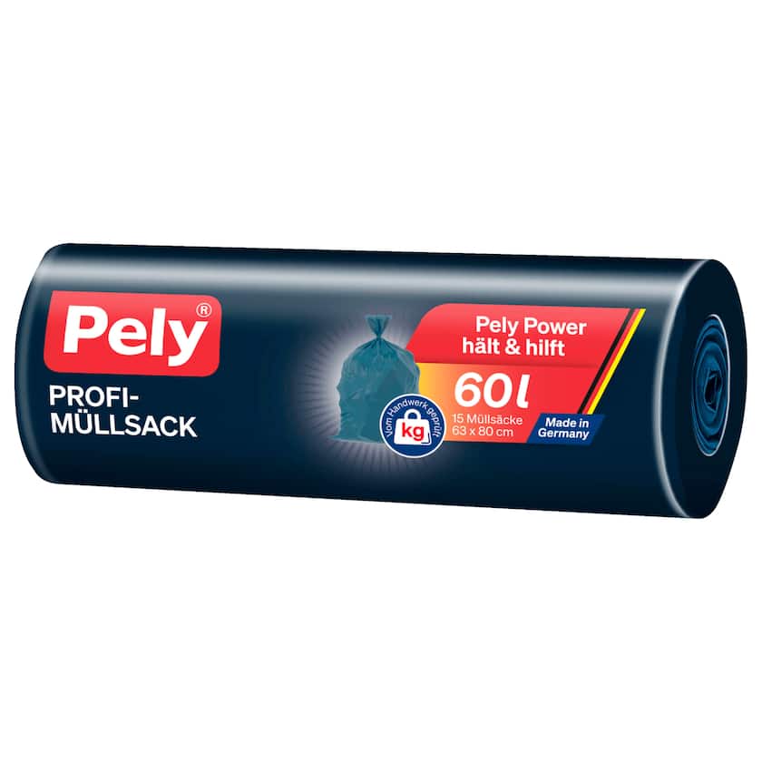 Pely Profi-Müllsack 60l 15 Stück