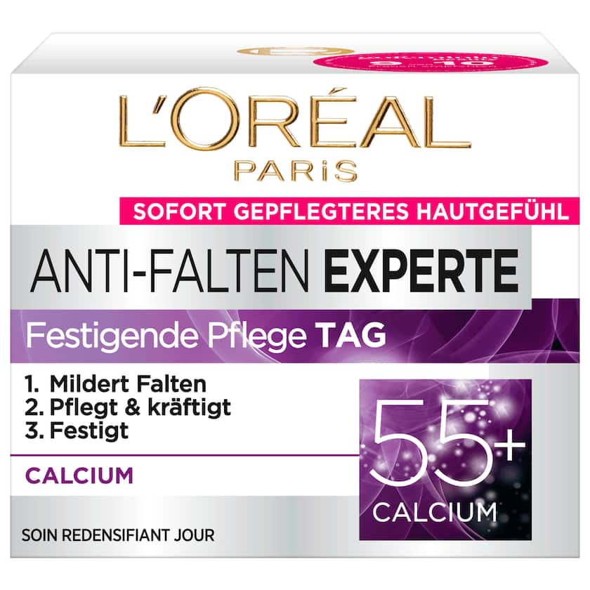 L'Oréal Paris Anti-Falten Experte 55+ Nachtpflege mit Calcium 50ml