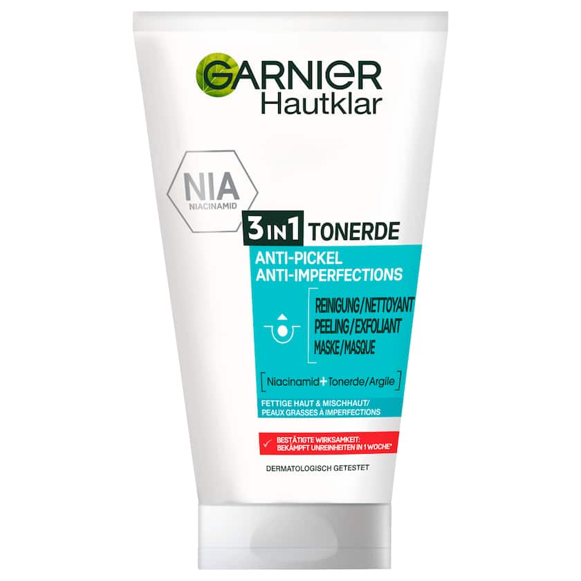 Garnier Hautklar 3in1 Reinigung + Peeling + Maske 150ml