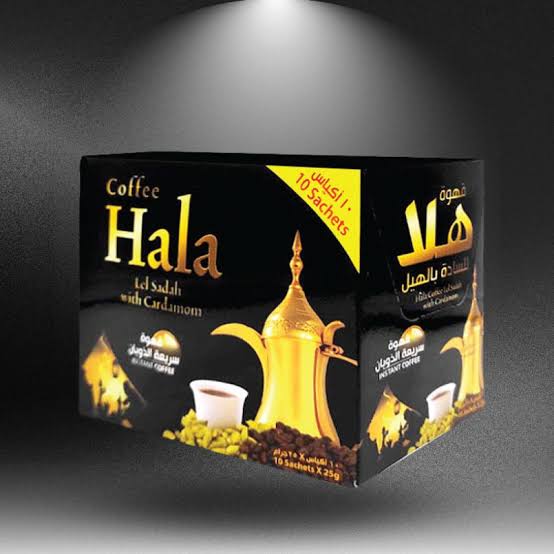 Hala Klassischer Kaffee mit Kardamom – 12 Beutel - Yahalla ياهلا