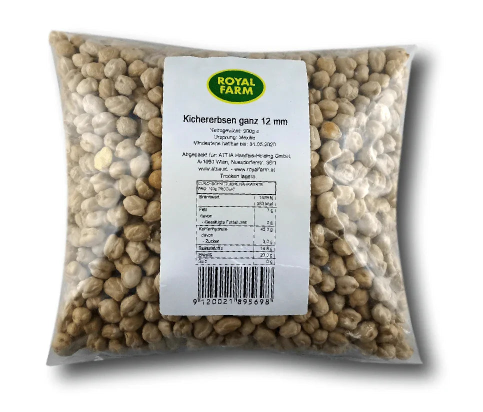 12 mm getrocknete Kichererbsen