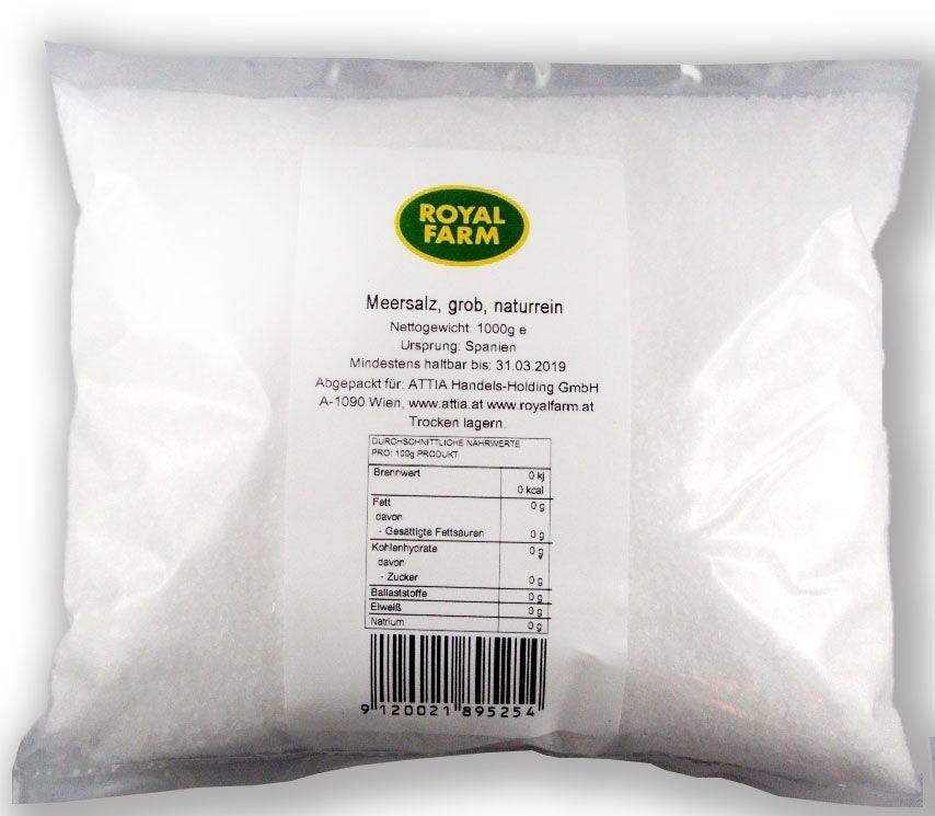 1-2 mm grobes Meersalz