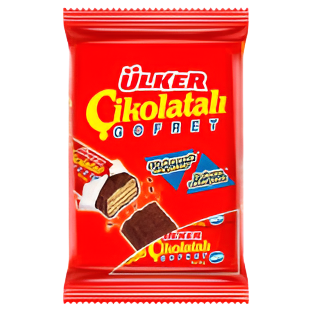 Ülker Cikolatali Gofret Waffelriegel mit Schokolade - Yahalla ياهلا