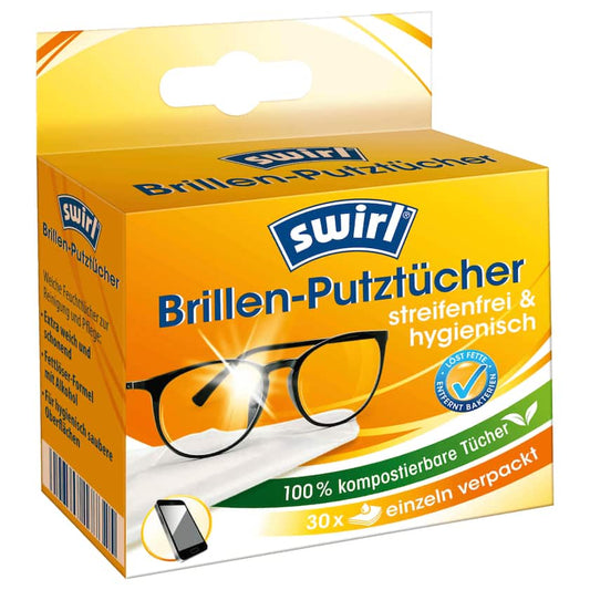 Swirl Brillen-Putztücher 30 Stück