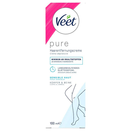 Veet Pure Haarentfernungs-Creme sensible Haut 100ml