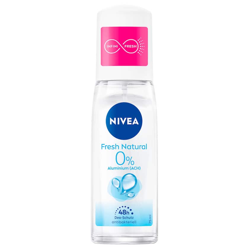 NIVEA Deo-Zerstäuber Fresh Natural ohne Aluminium 75ml