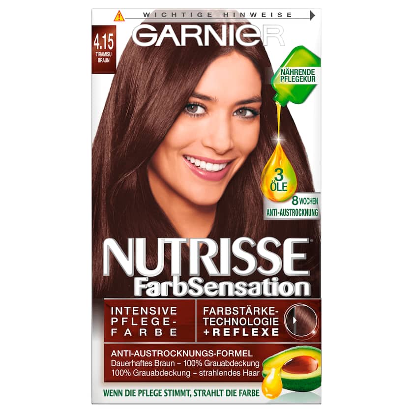 Garnier Nutrisse Farbsensation 4.15 Tiramisu braun