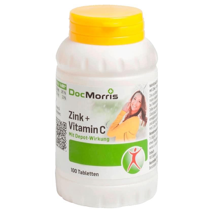 DocMorris Zink + Vitamin C 100 Stück